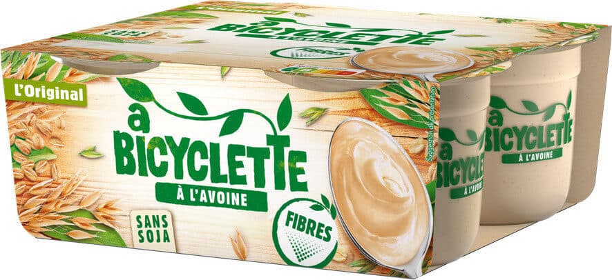 A Bicyclette Spécialité végétale L'Original à l'avoine 4x100g packshot