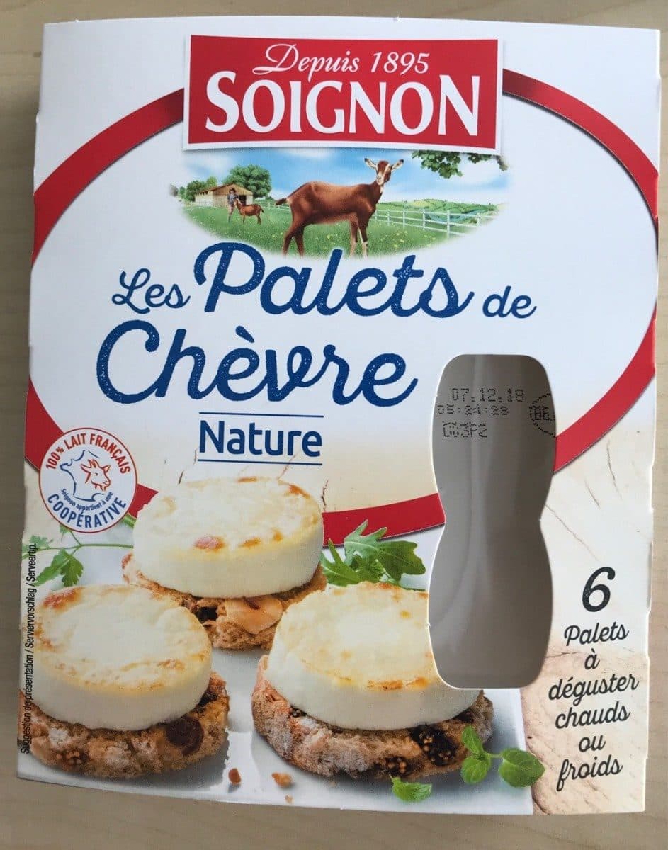 Soignon Les palets de chèvre Nature packshot