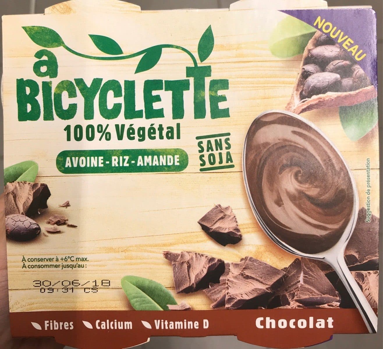 A Bicyclette A bicyclette 100% vegetal chocolat packshot