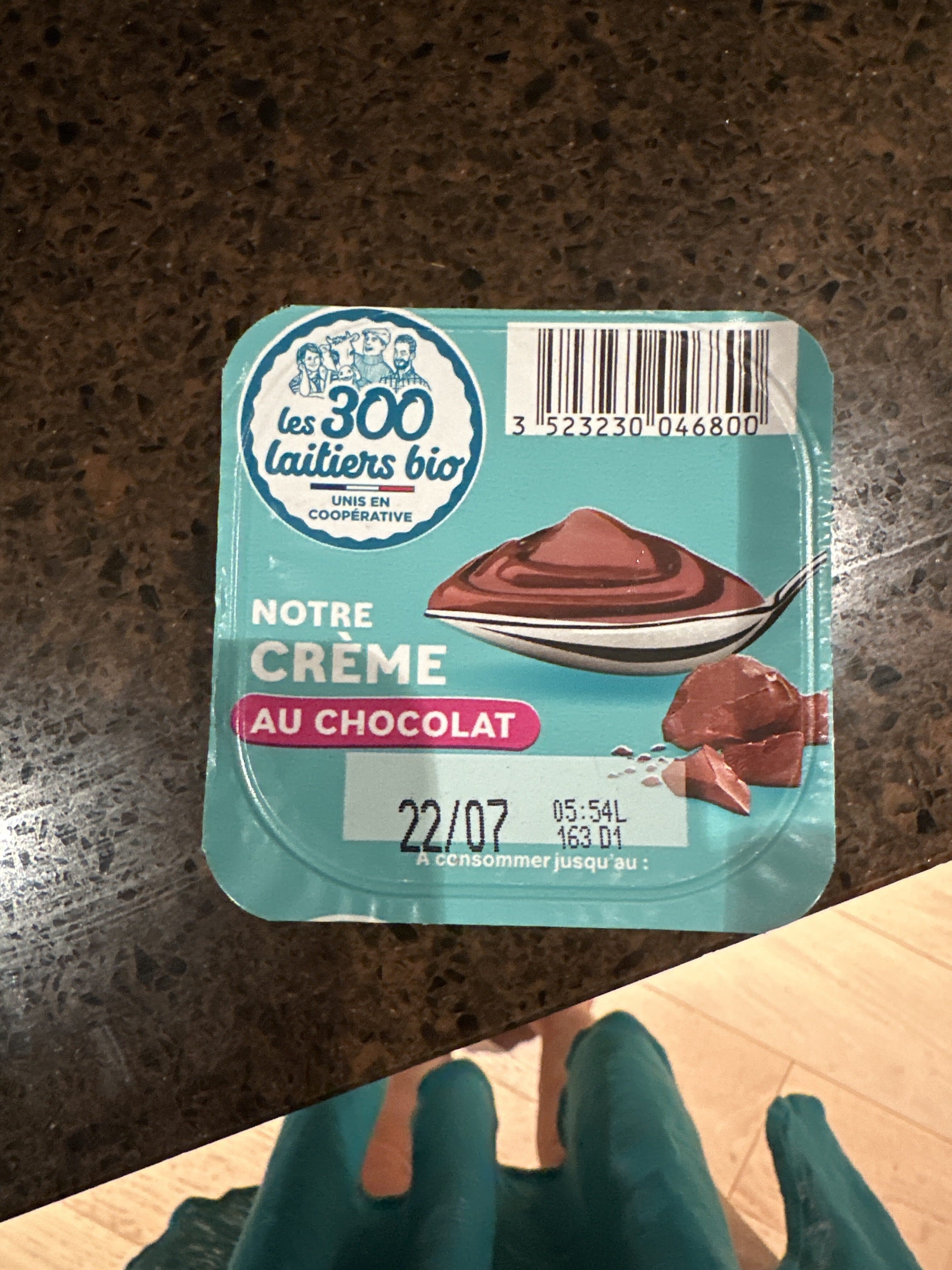 Les 300 & Bio Crème dessert au chocolat Les 300&bio packshot