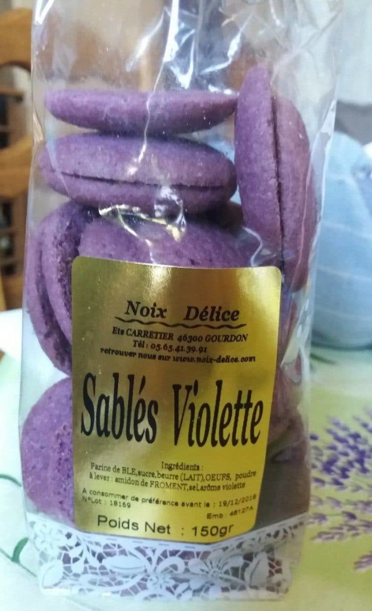 Open Food Facts Sablés Violette packshot