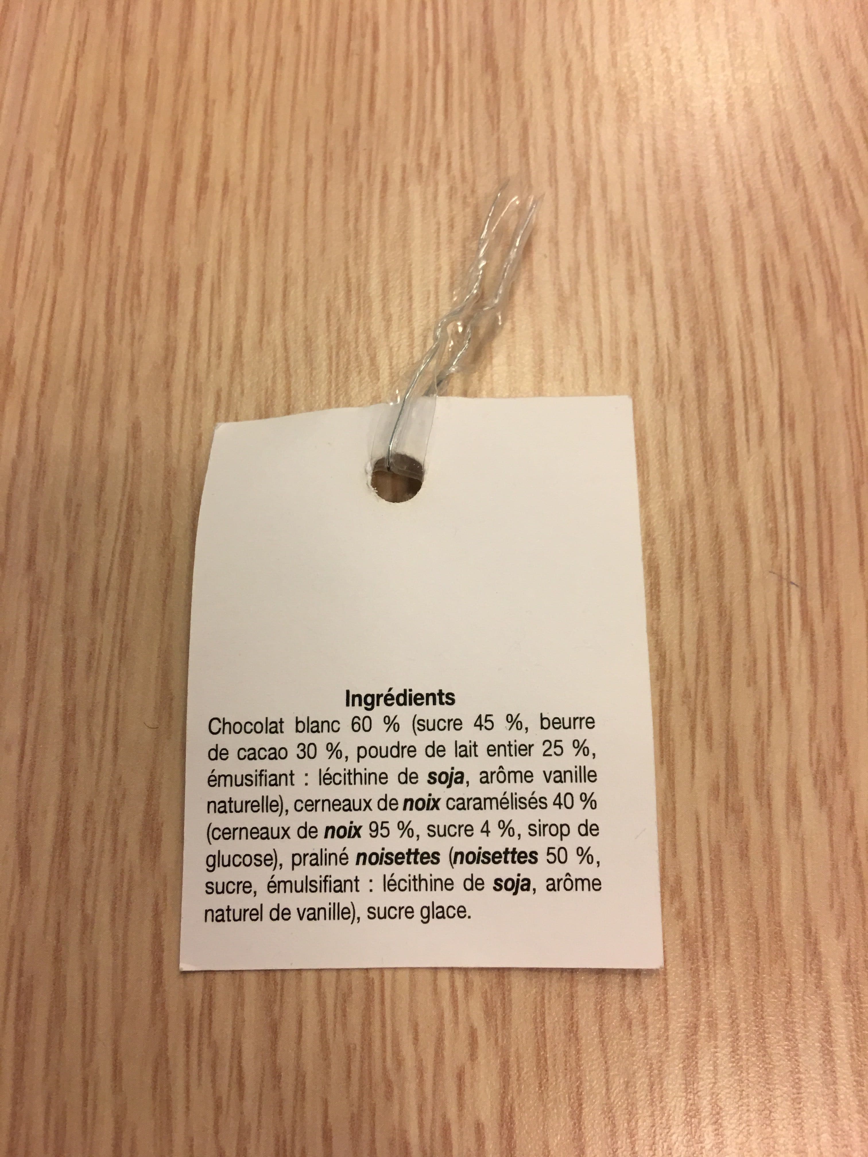 Open Food Facts Cerneaux de noix caramélisés au chocolat gianduja packshot