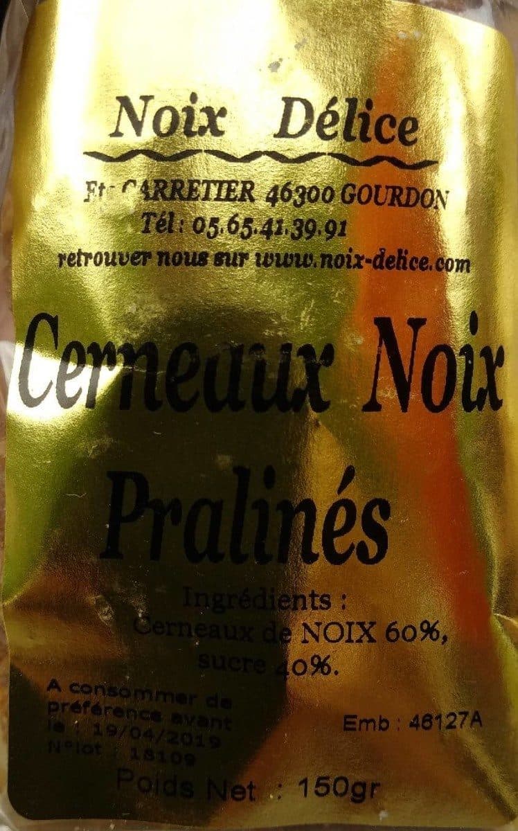 Open Food Facts Cerneaux de noix pralinés packshot
