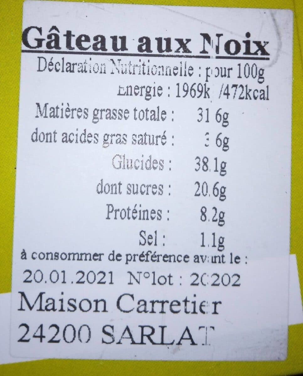 L’Artisan Gourmet Gâteau aux Noix packshot