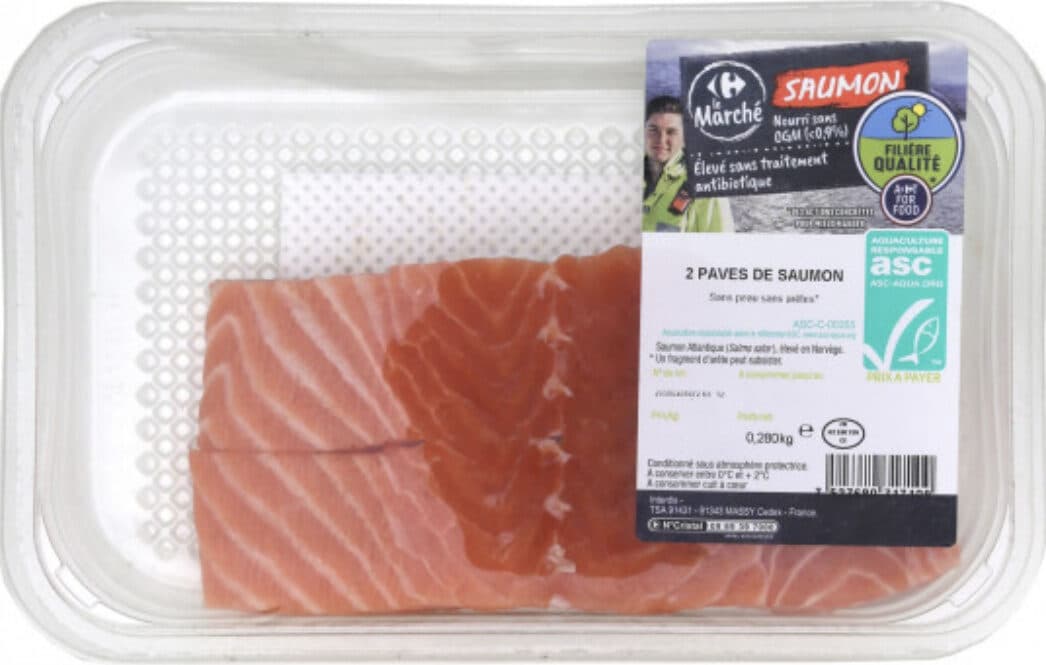 Carrefour Pavé de Saumon packshot
