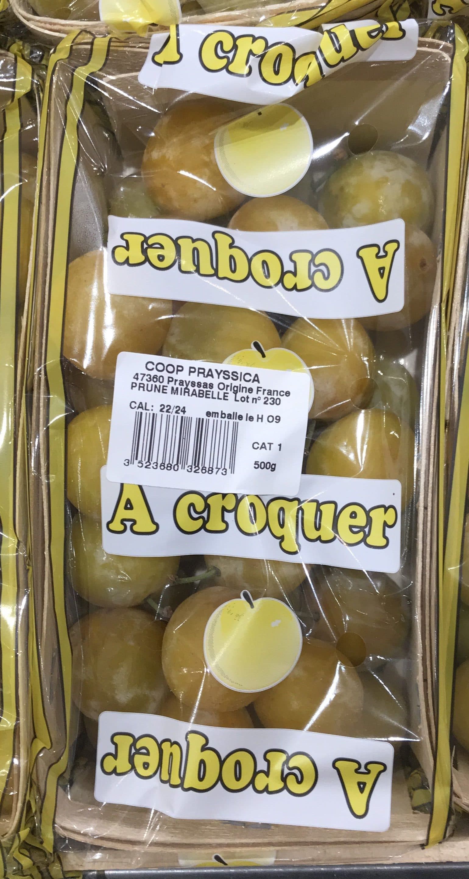 Prayssica Prune Mirabelle packshot