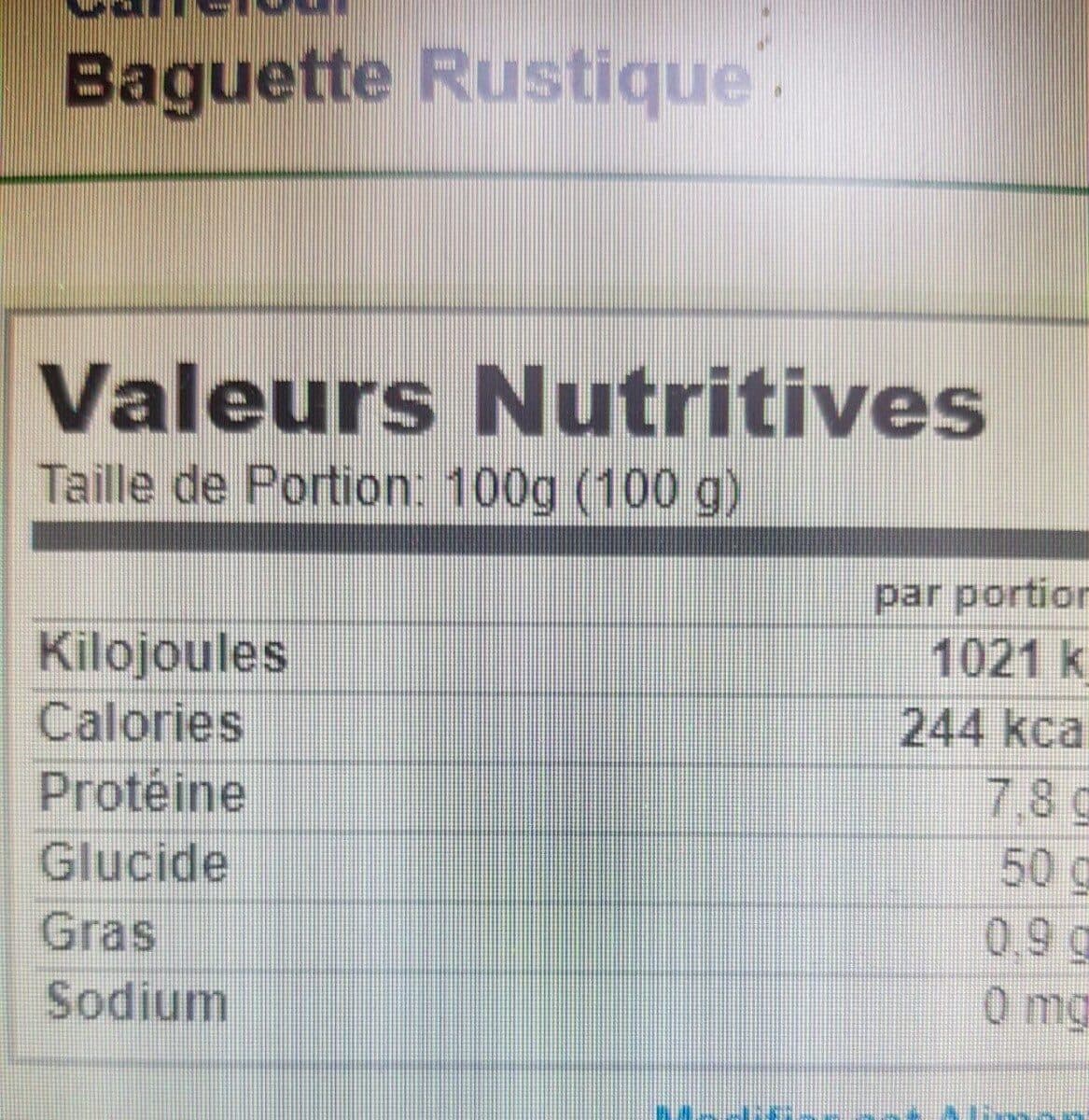 Open Food Facts Déjeuner rustique packshot