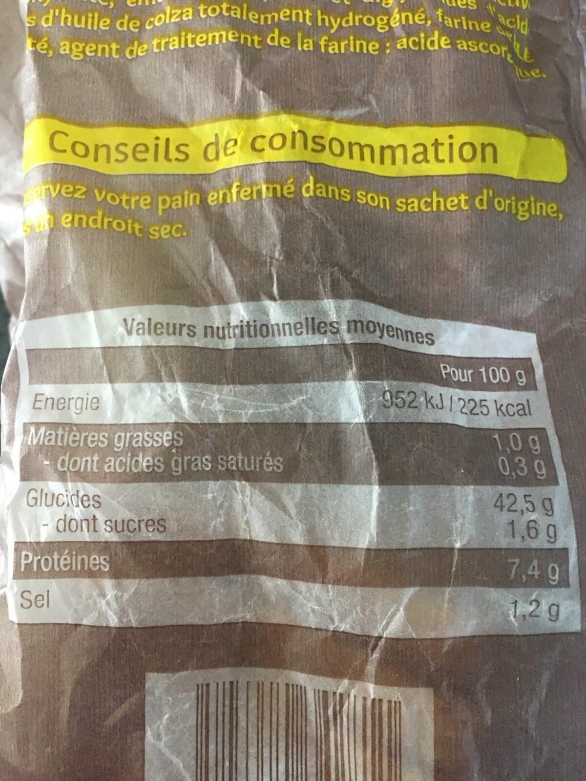 Open Food Facts Pain seigle citron packshot