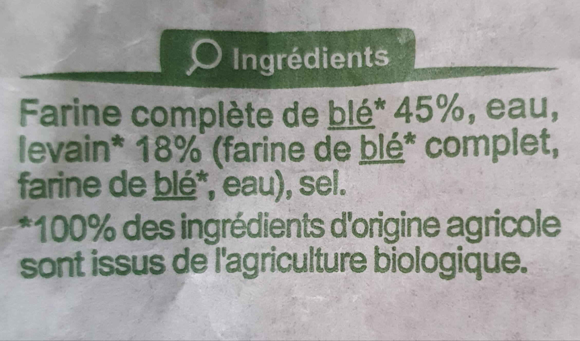 Carrefour Pain complet bio packshot