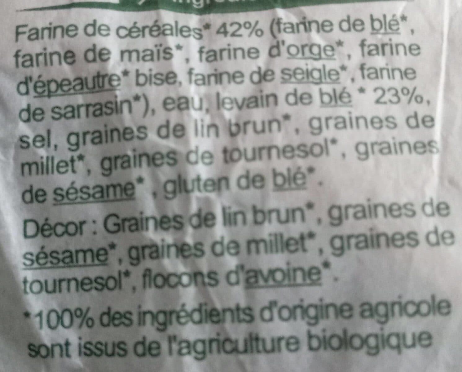 Carrefour BIO Pain aux Céréales packshot