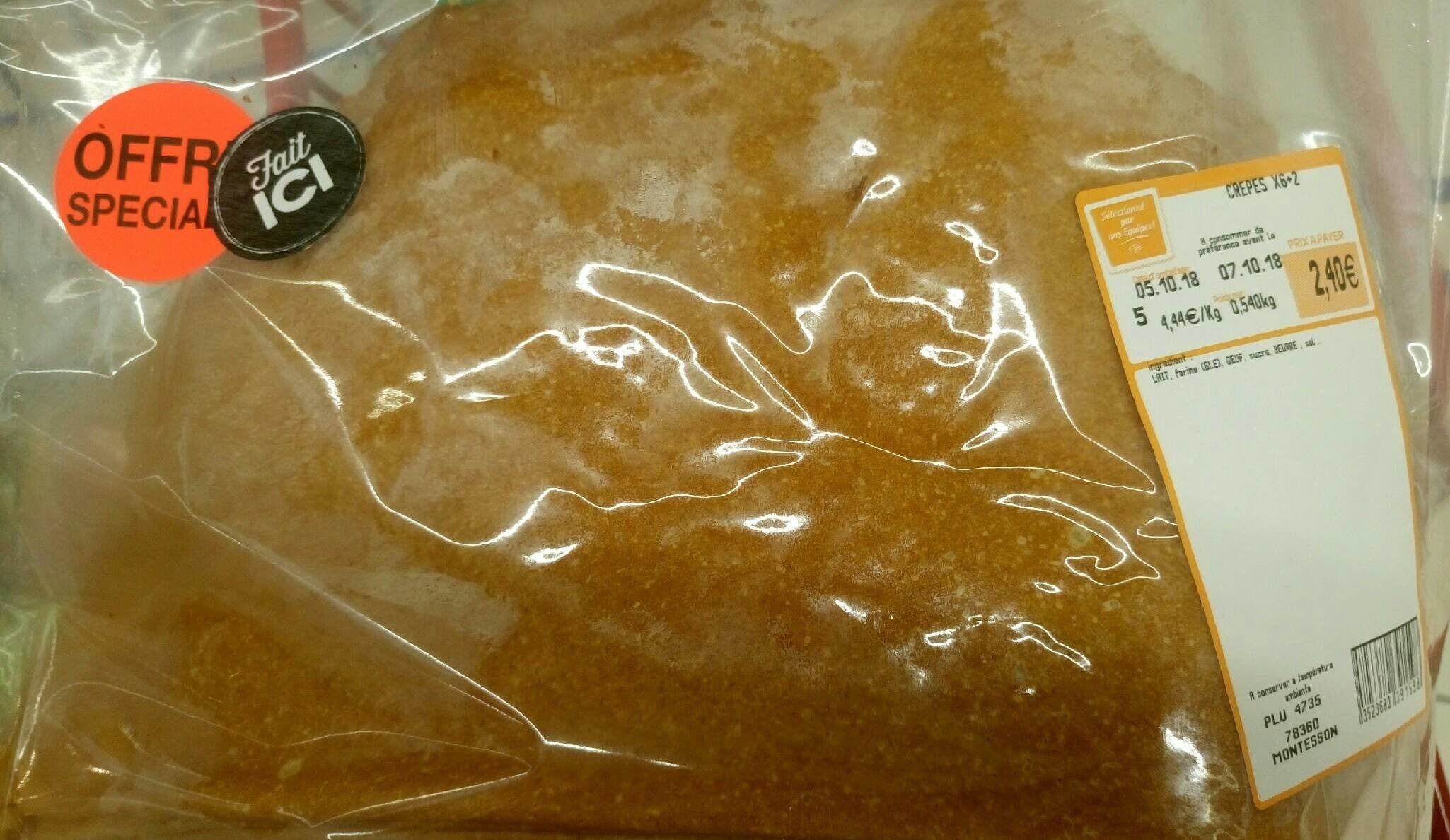 Les Délices des 7 Vallées Crêpes packshot
