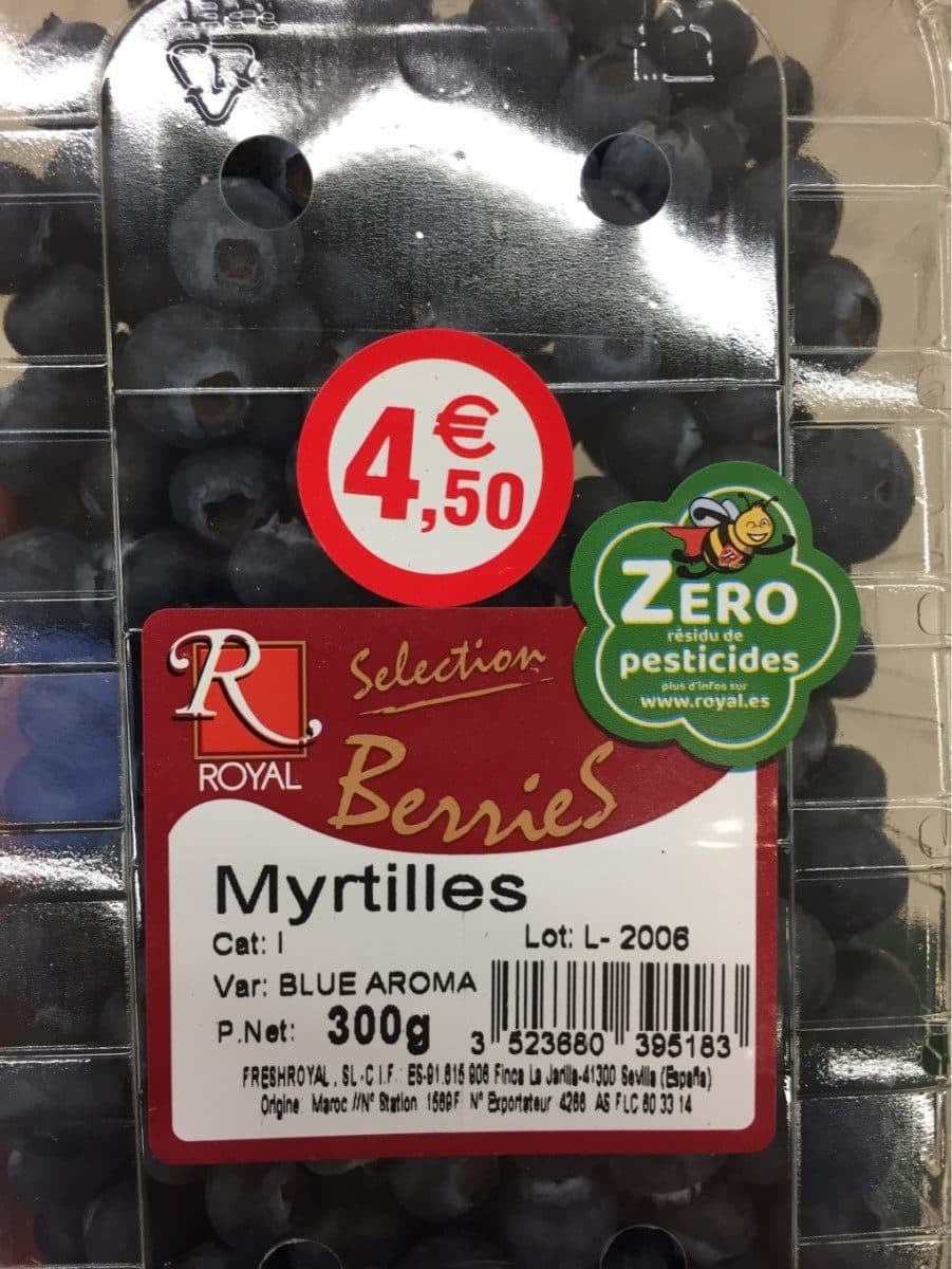 Royal Myrtilles packshot