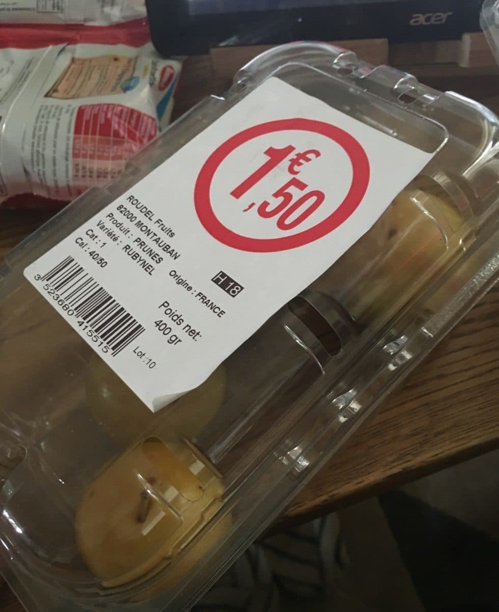 Open Food Facts Prune origine france packshot
