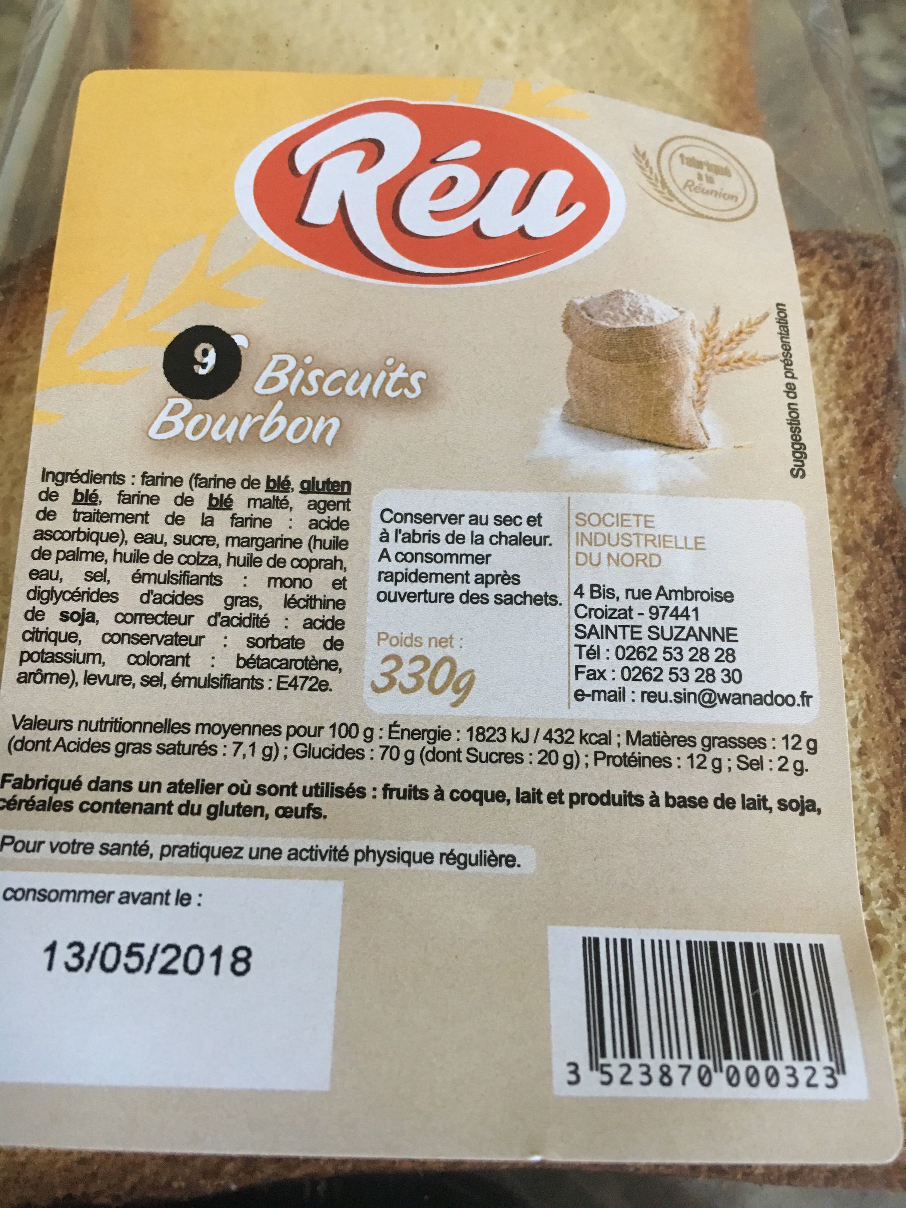 Réu Biscottes packshot