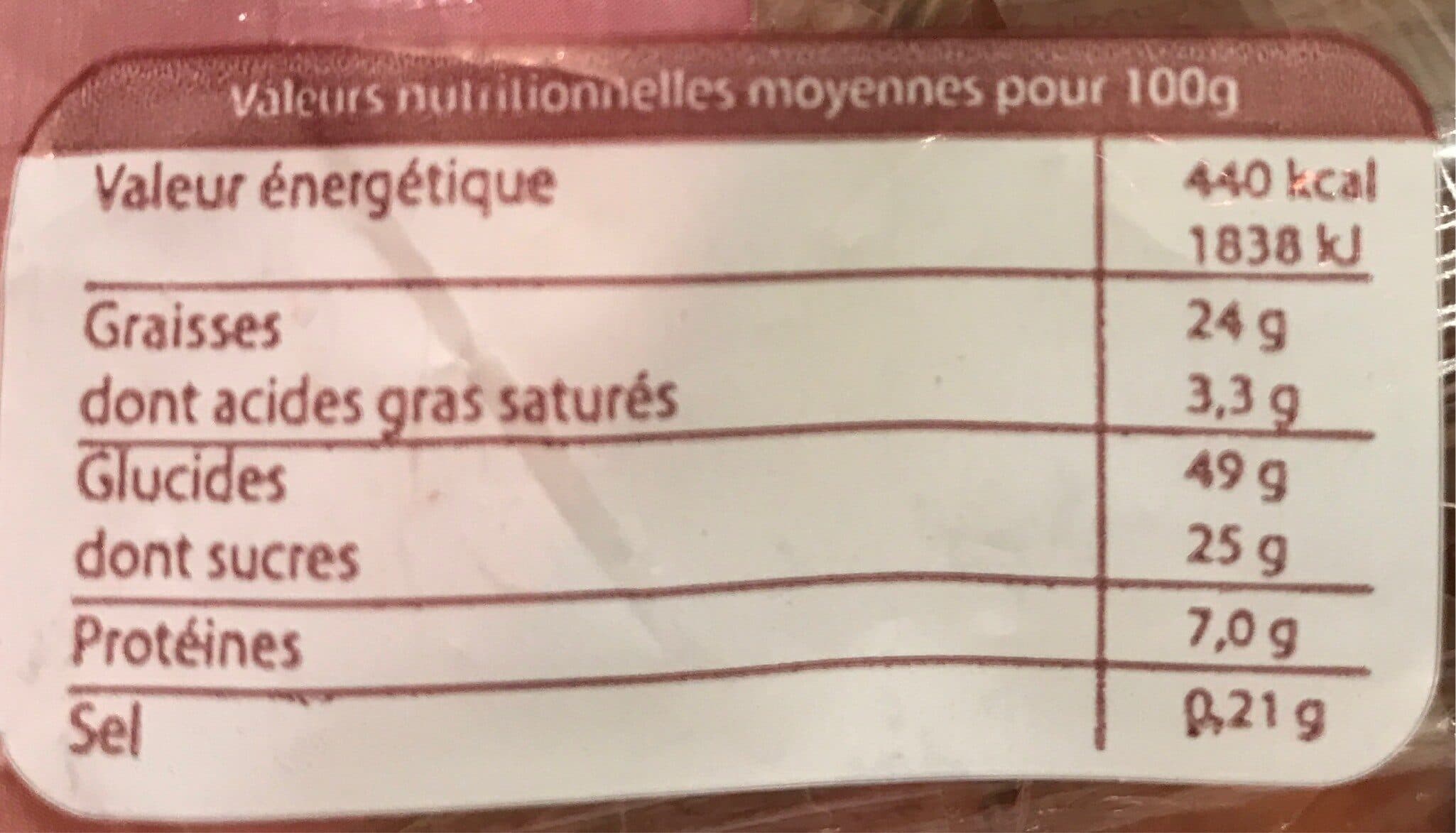 Réu Madeleines aux oeufs packshot