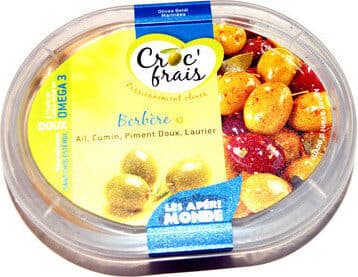 Croc'frais Berbère (Ail, cumin, piment doux, laurier) packshot