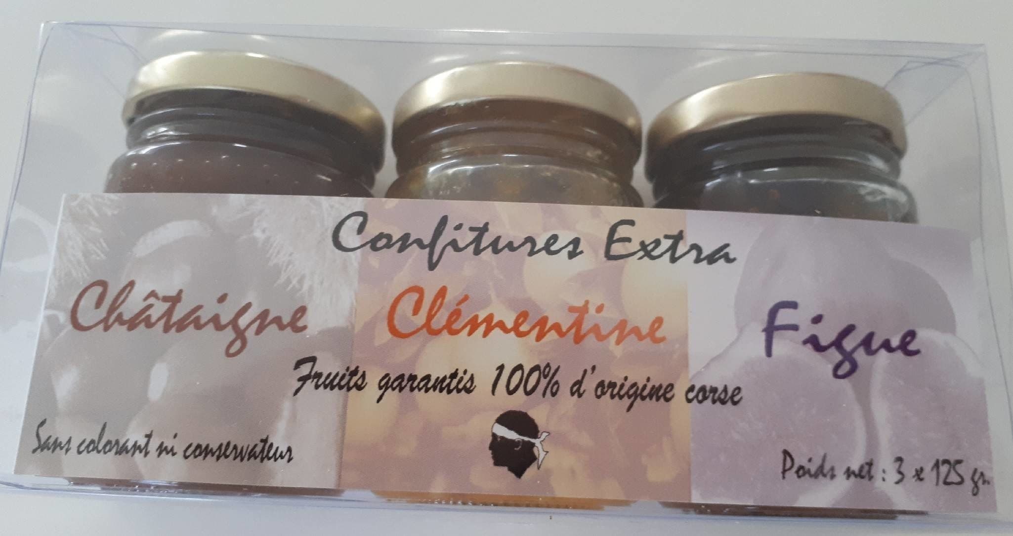 Open Food Facts Confitures Extra Châtaigne - Clémentine - Figue packshot