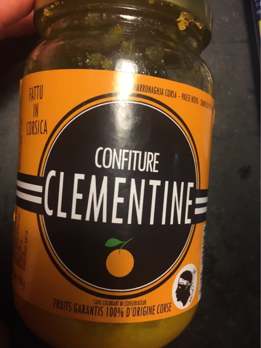 Open Food Facts Confiture de clementine packshot