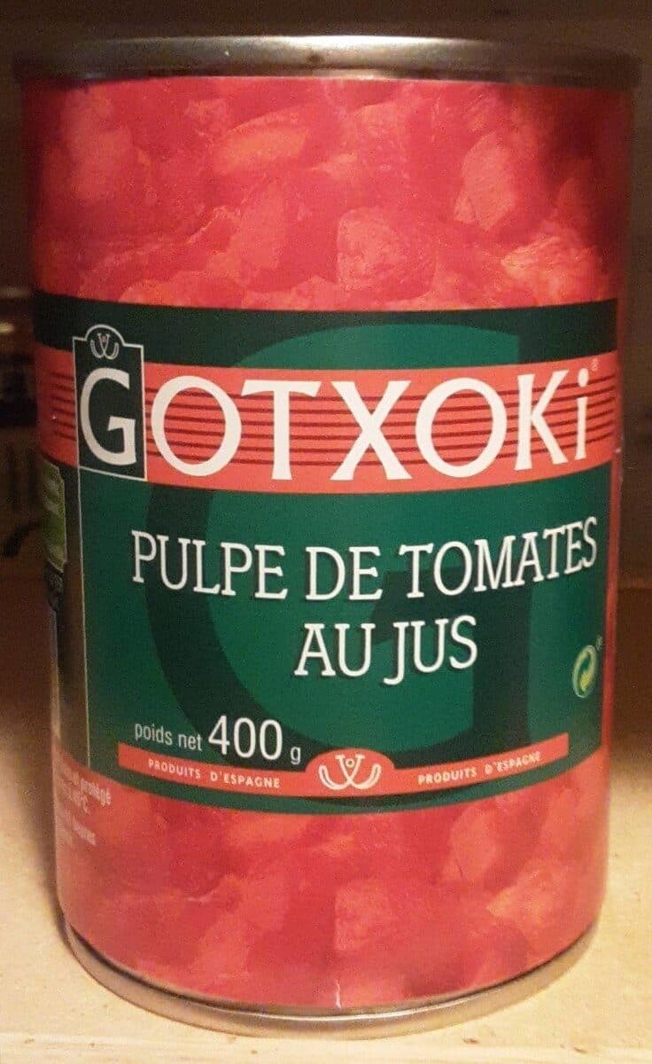 Gotxoki Tomates pelées concassées packshot