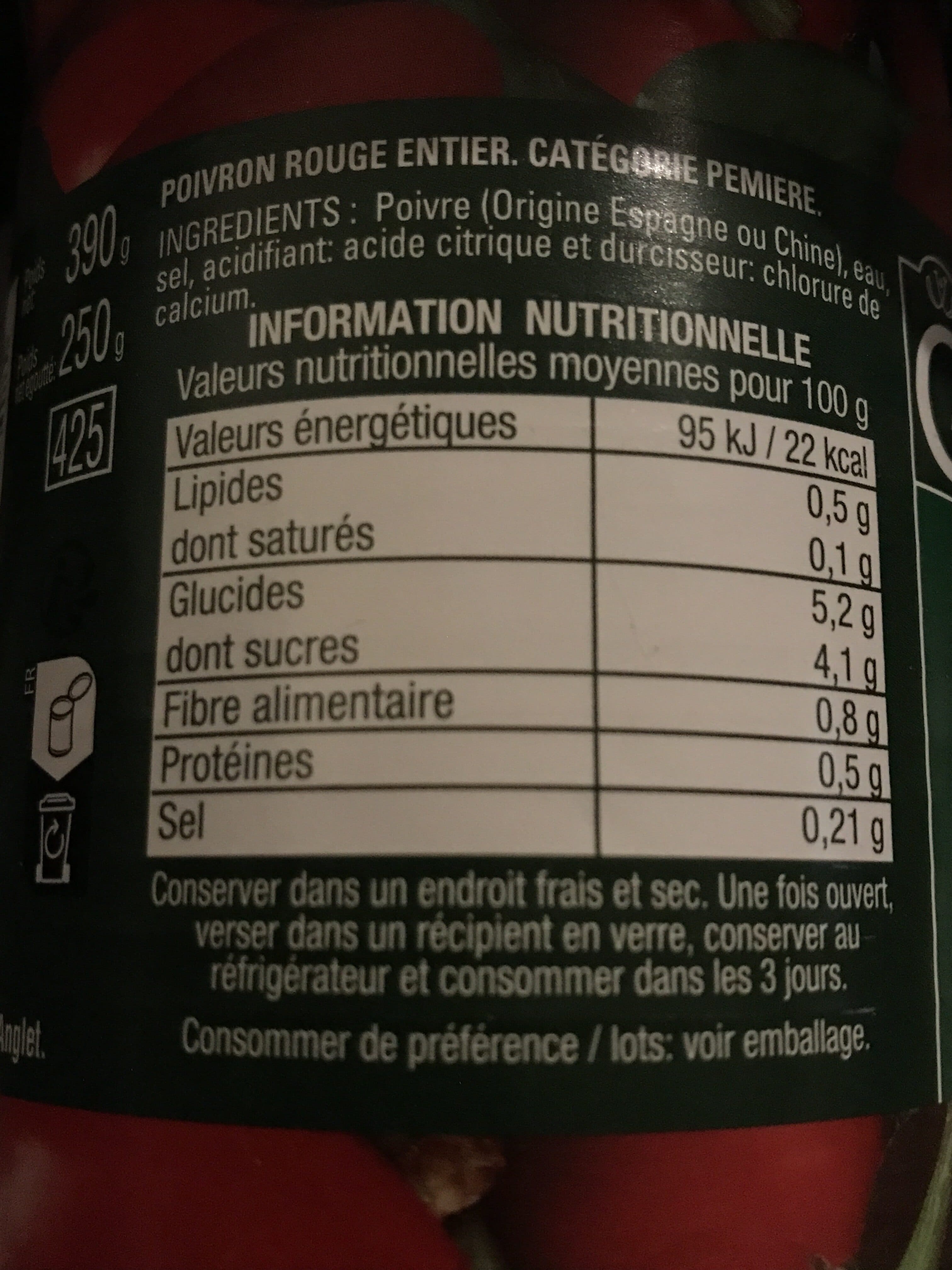 Gotxoki Gotxoki, Poivrons rouges entiers, premiere qualite packshot
