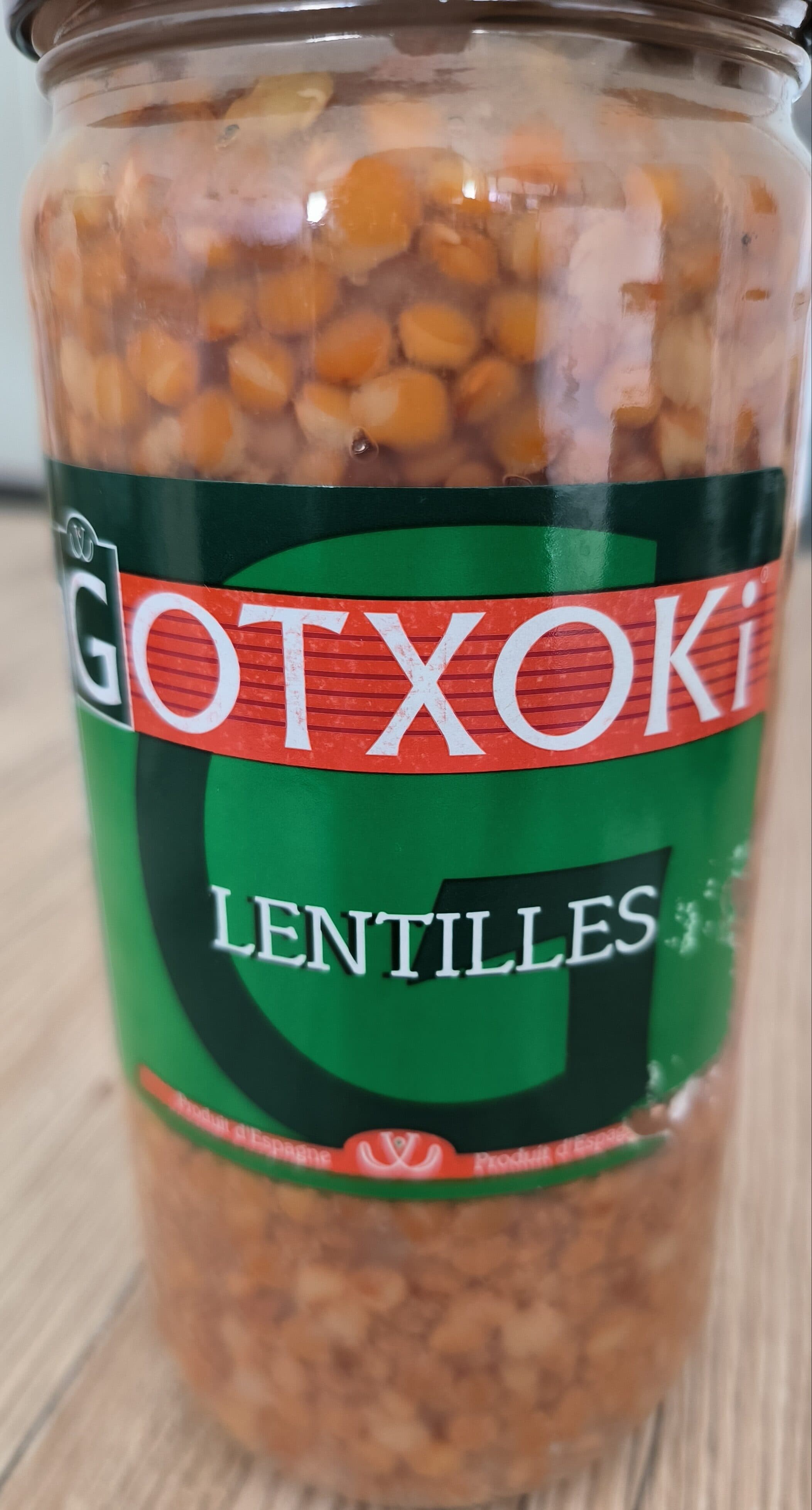 Gotxoki Lentilles packshot