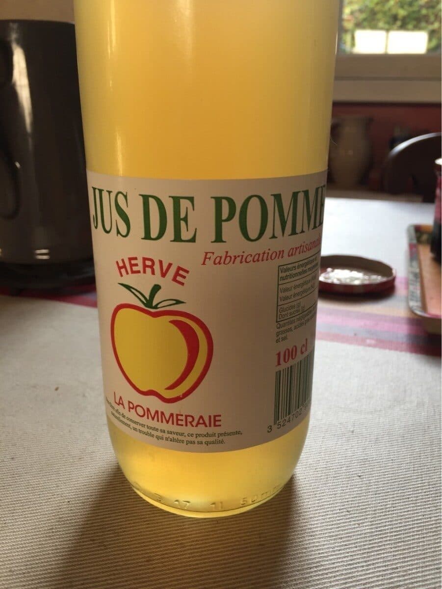 Open Food Facts Jus de pomme HERVE packshot
