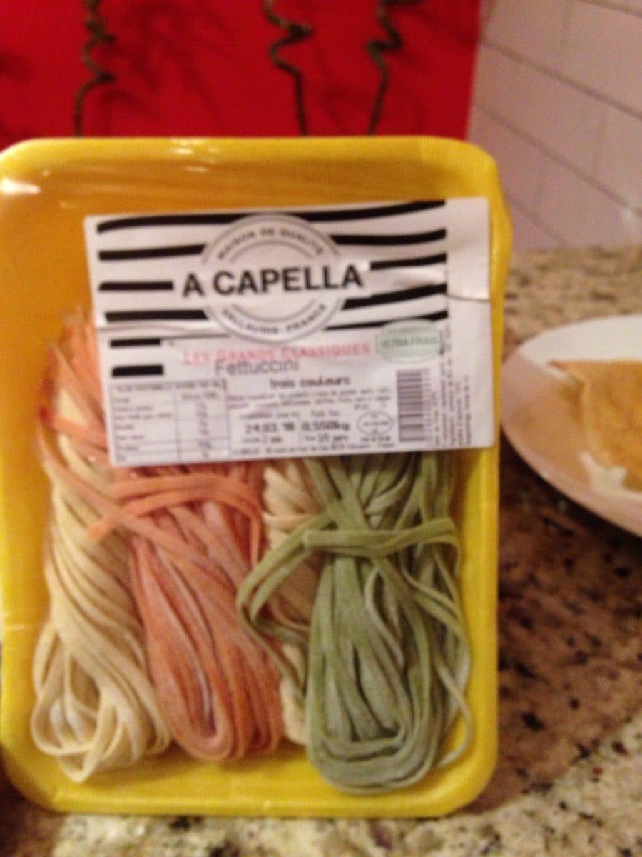 A Capella Fettuccini Trois Couleurs packshot