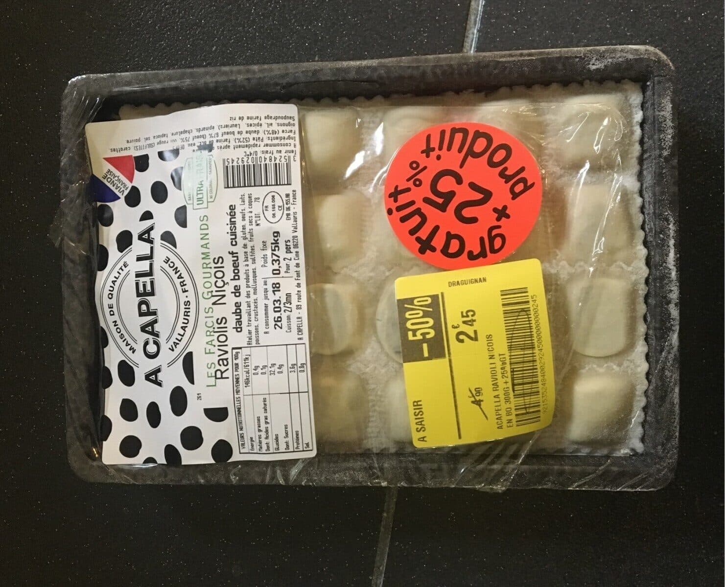 A Capella Raviolis Niçois packshot