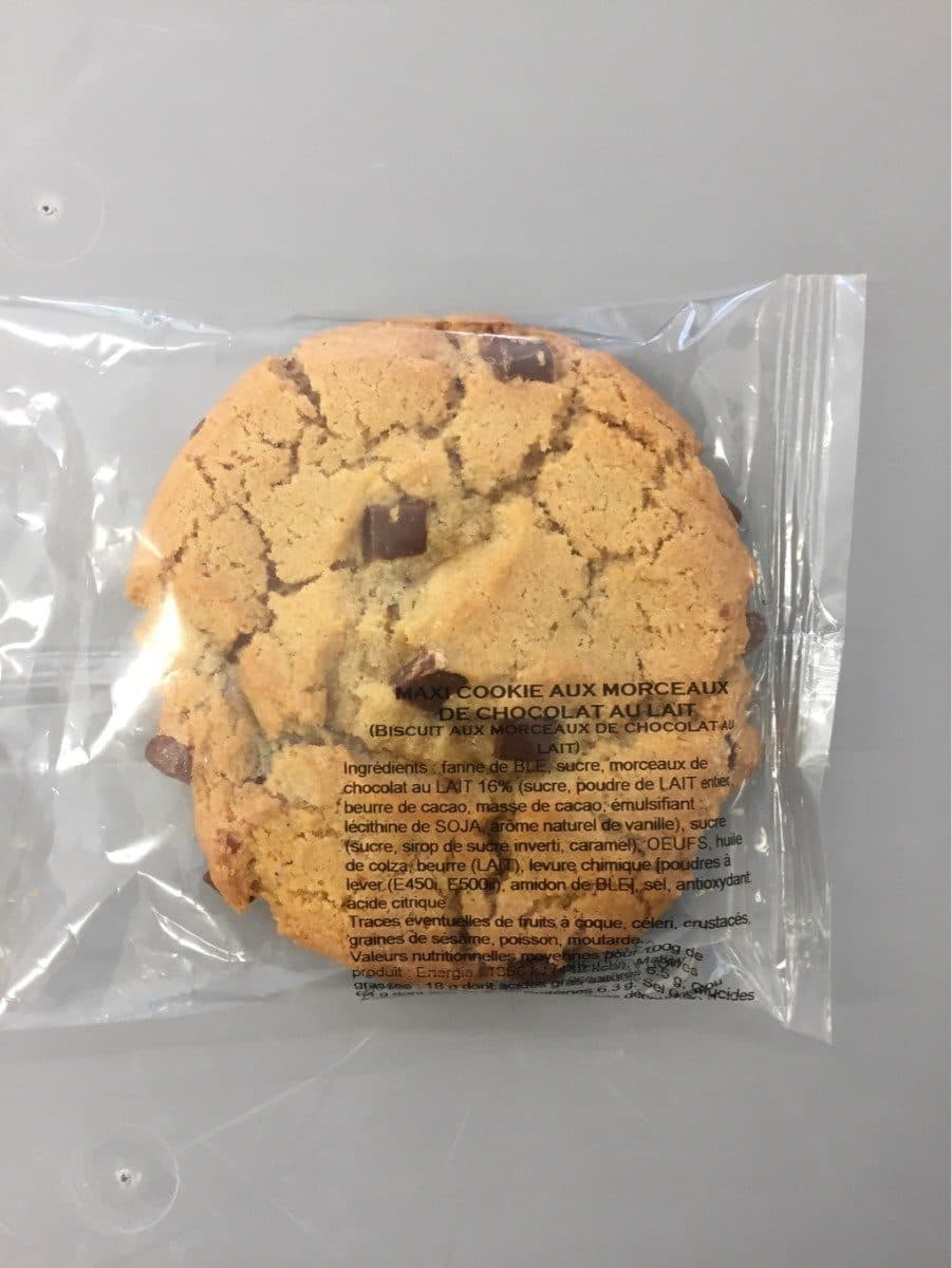 Open Food Facts Cookies chocolat au lait packshot