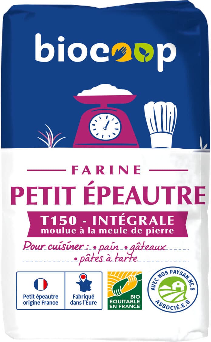 Biocoop Farine de petit épeautre T150 1kg packshot