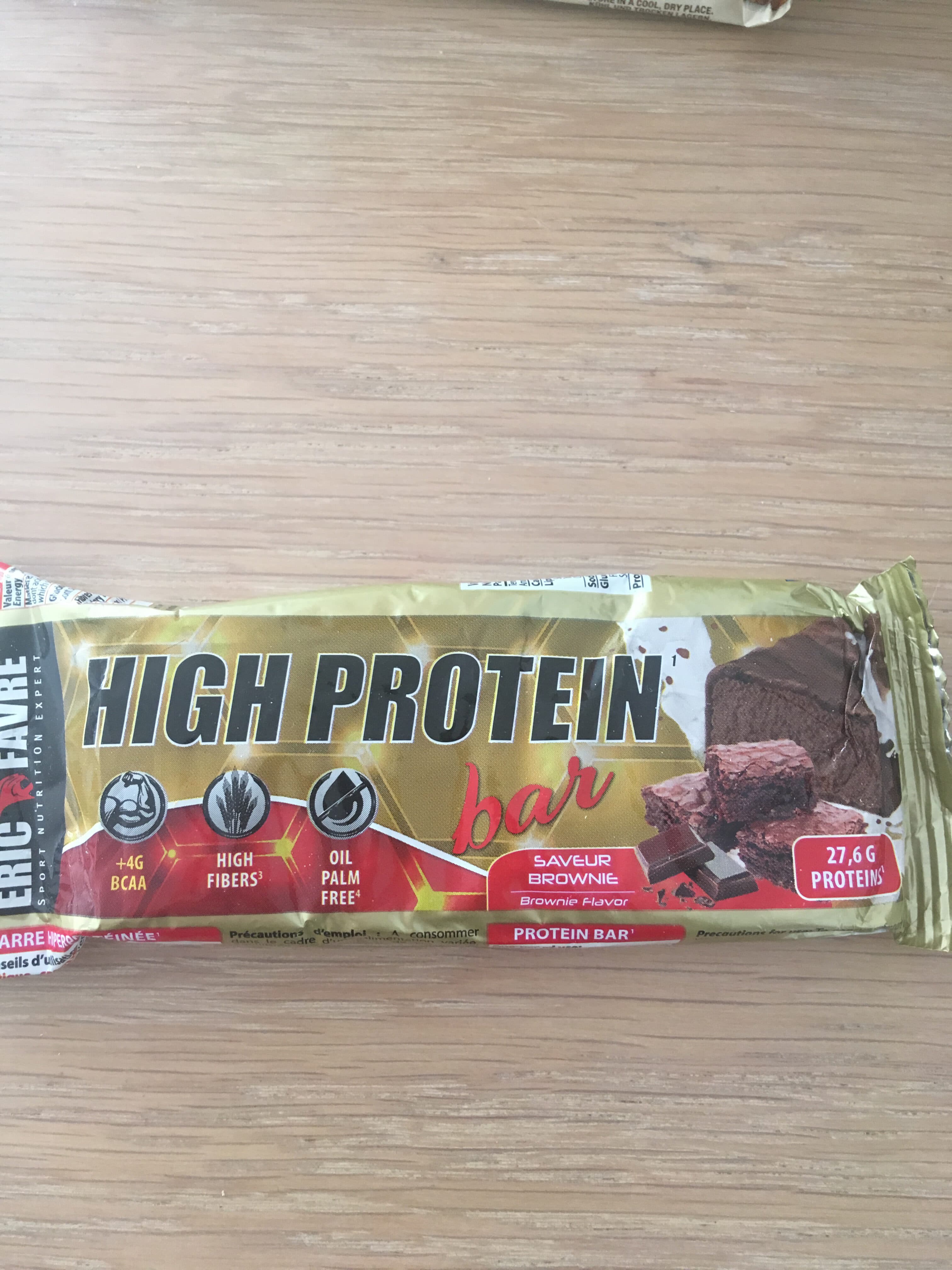 Euromadi iberica s a High Protein Barre 80 g - Saveur : Brownie packshot