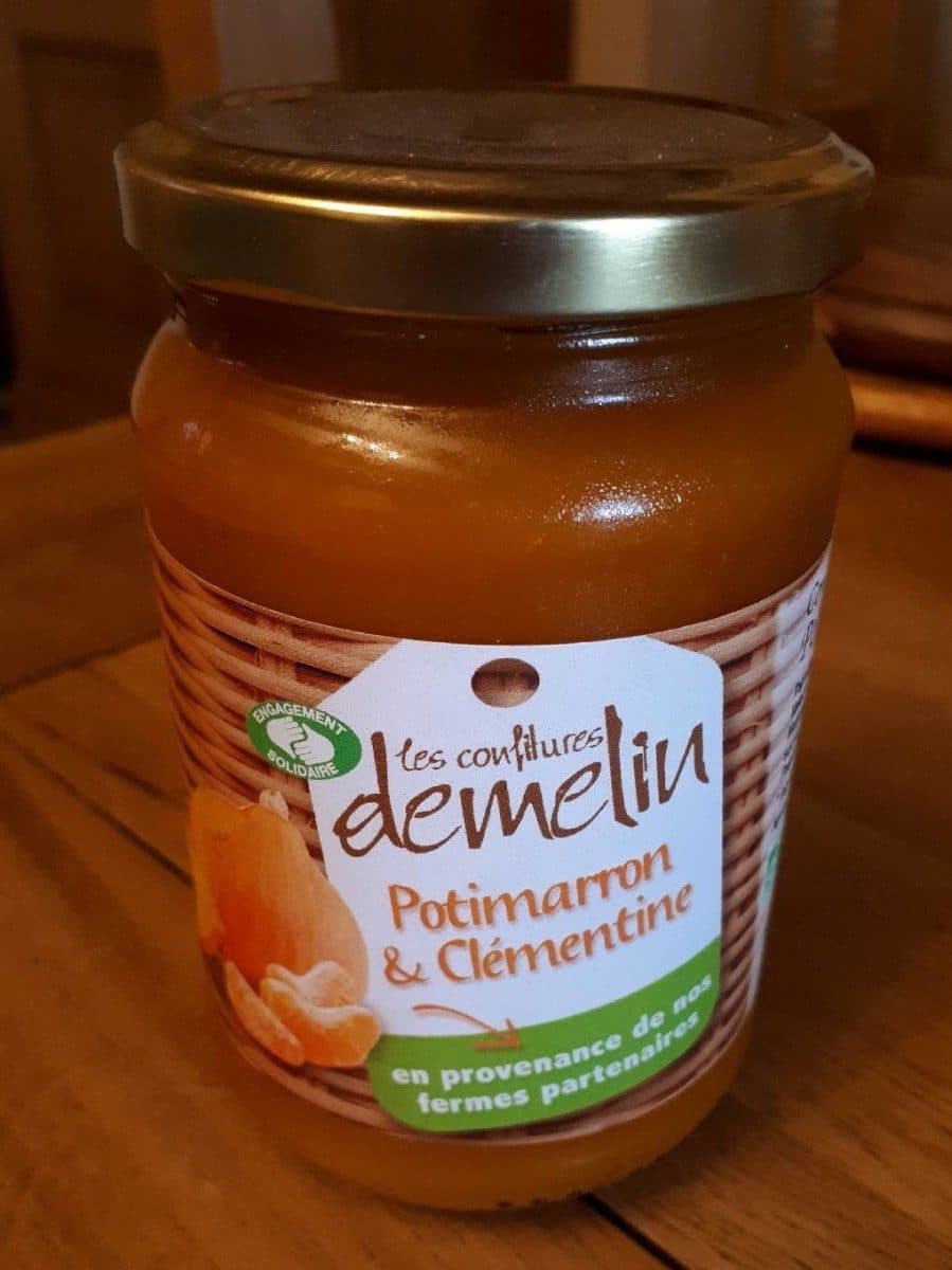 Les Confitures Demelin Confiture Potimarron / Clémentine packshot