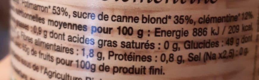 Les Confitures Demelin Confiture Potimarron / Clémentine packshot