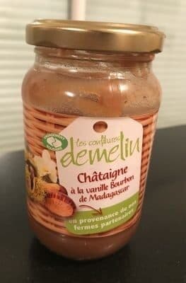 Les Confitures Demelin Crème de chataigne vanille packshot