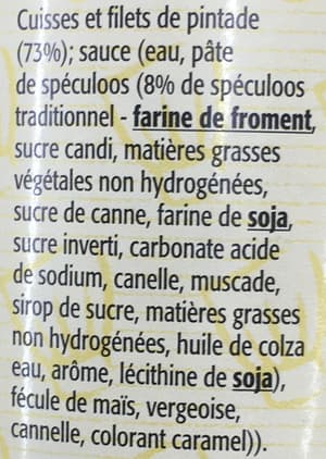 Les Toques du Nord Pintade aux spéculoos packshot
