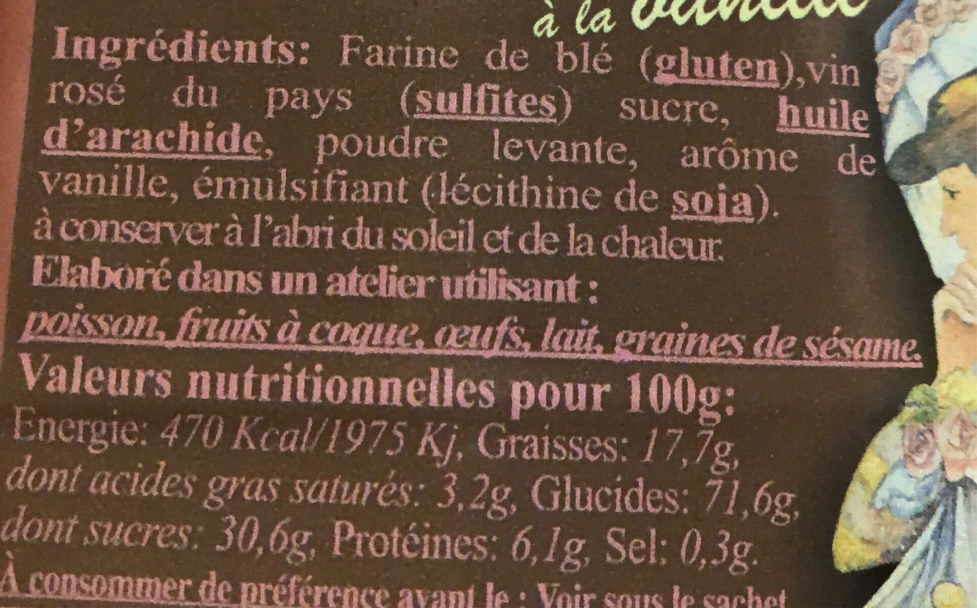 LA BELLE EPOQUE Biscuiterie Zézettes de Sète packshot