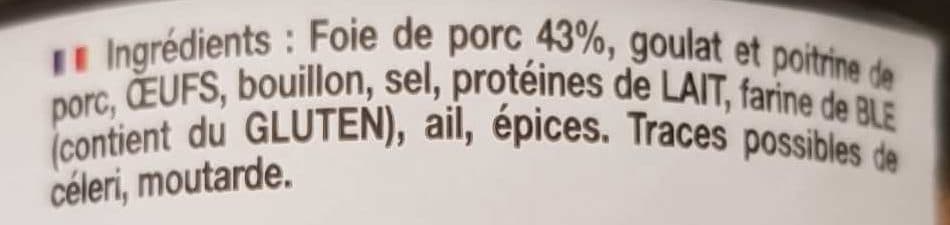 Pascal Massonde Pâté de foie de porc confit packshot
