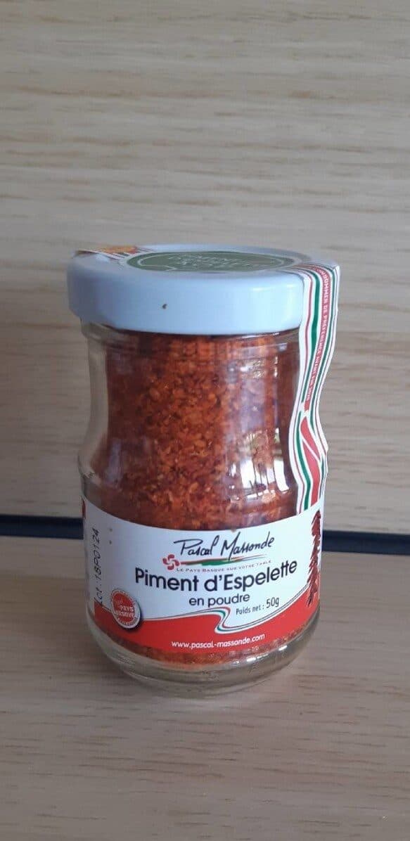 Pascal MASSONDE Piment d'Espelette en poudre packshot