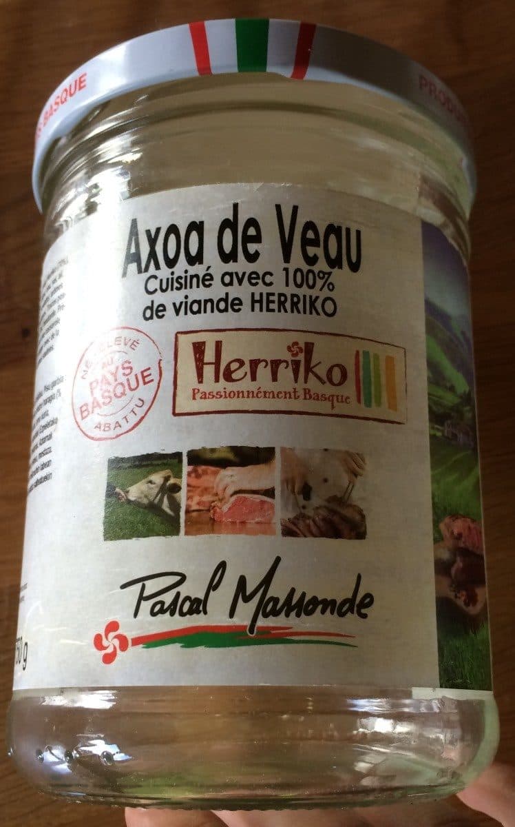 Pascal Massonde Axoa de veau packshot