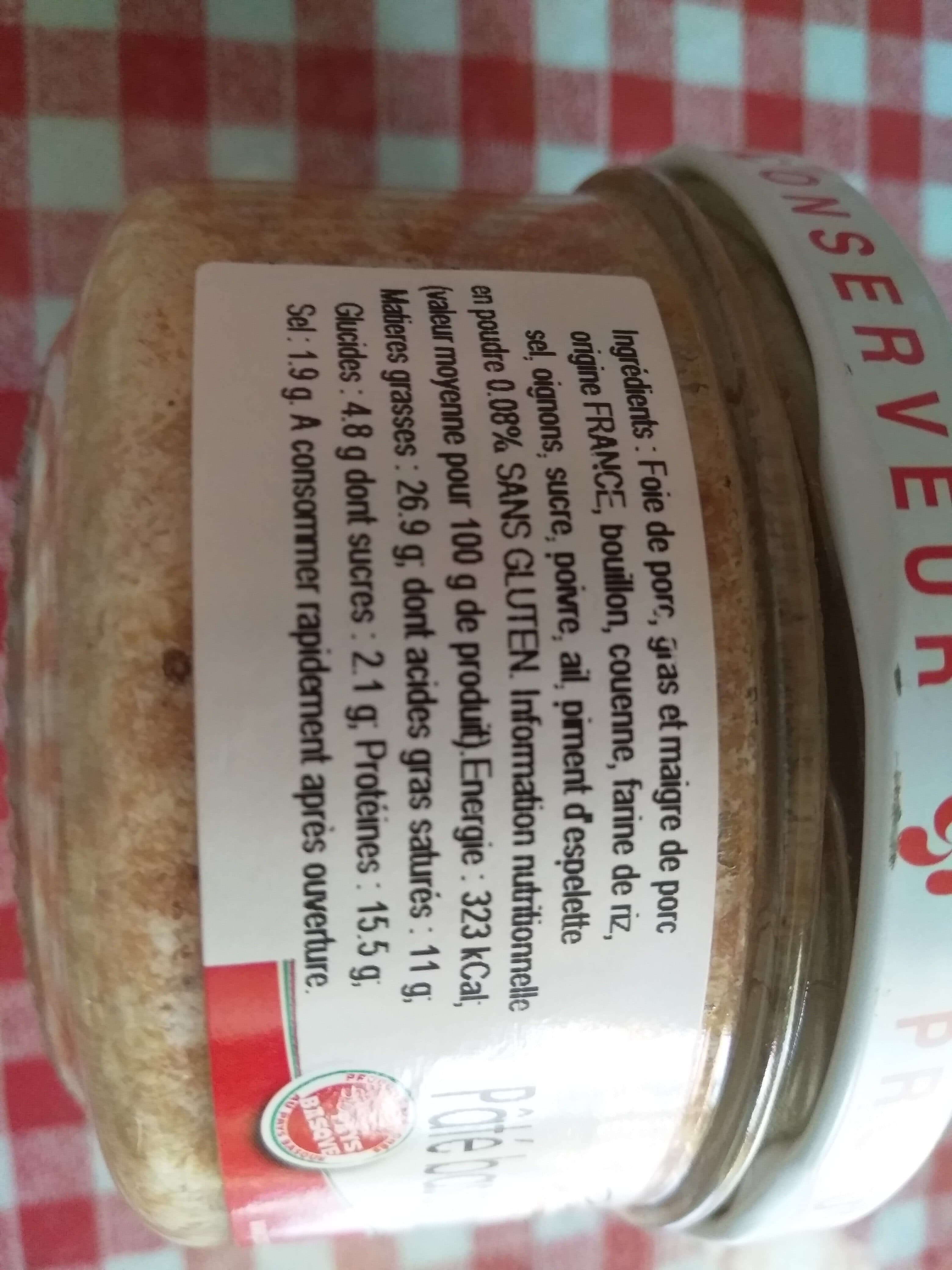 Pascal Massonde Pâté basque au piment d'Espelette packshot