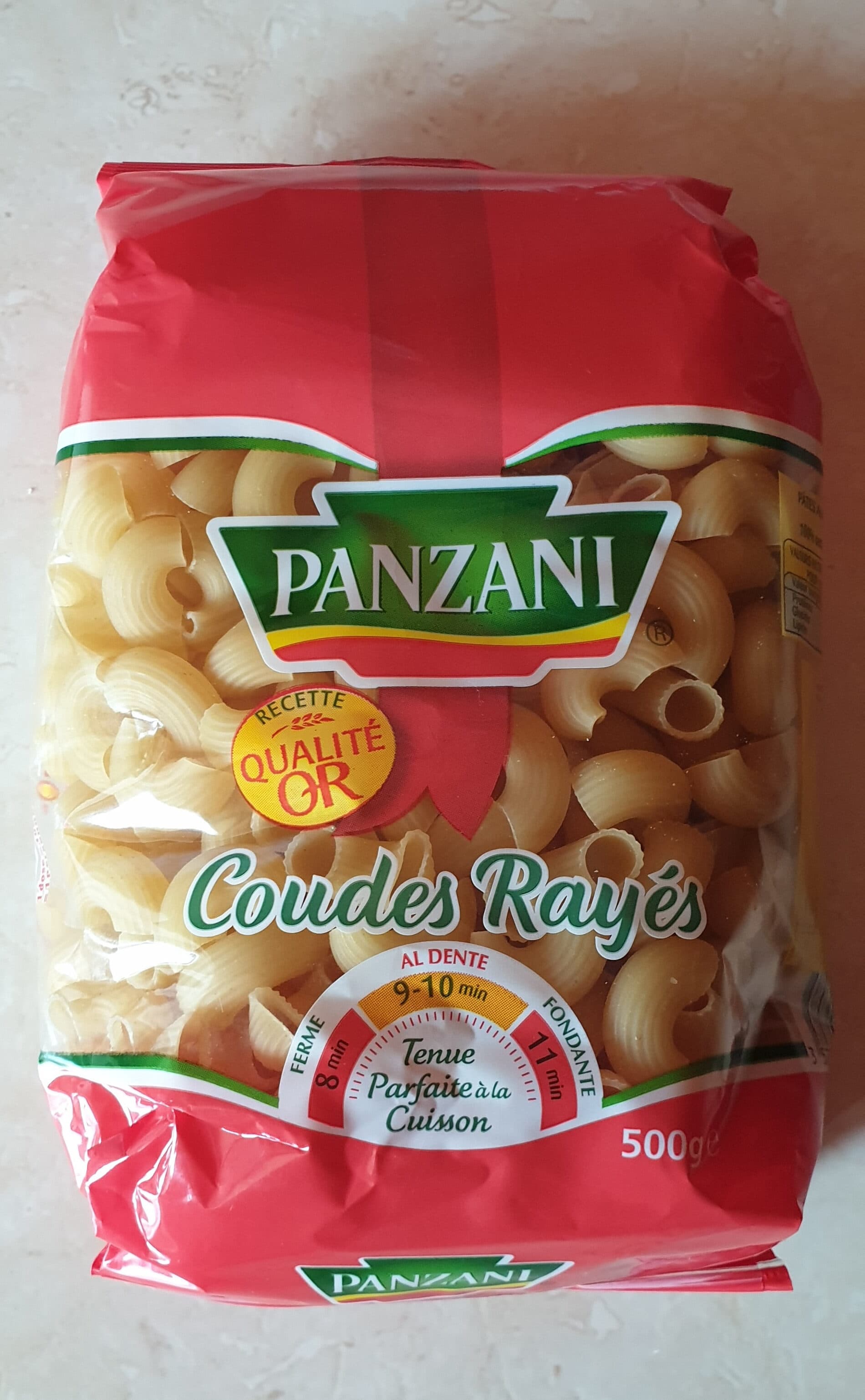 Panzani Coudes Rayés packshot