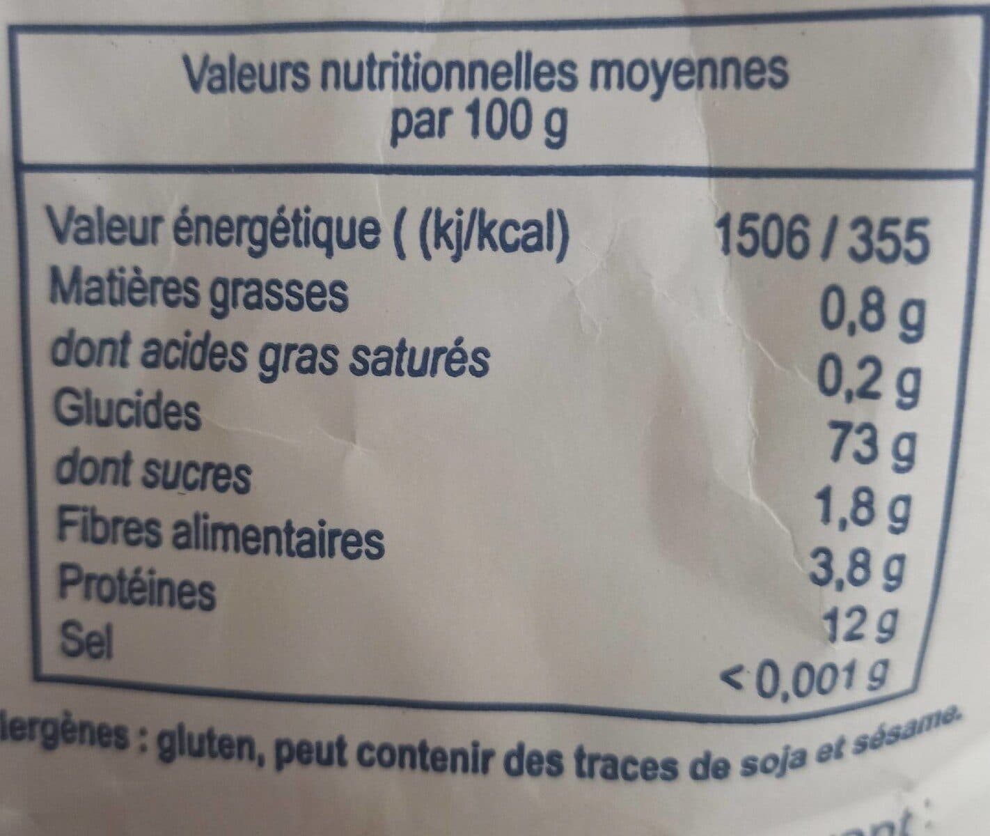 Open Food Facts Farine de blé Type 55 packshot