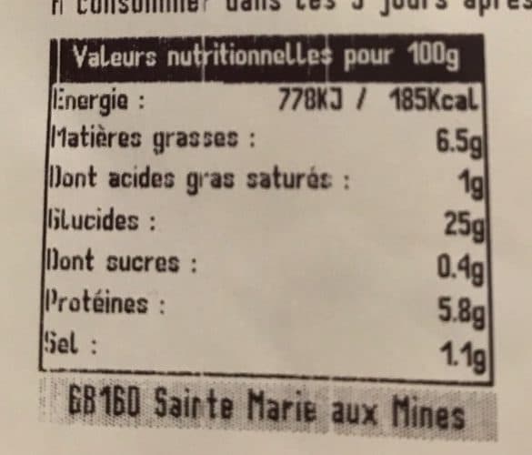 Produits de la Cigogne Spatzle sachet packshot