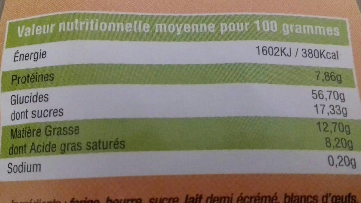 Open Food Facts Le biscotin ancienne packshot
