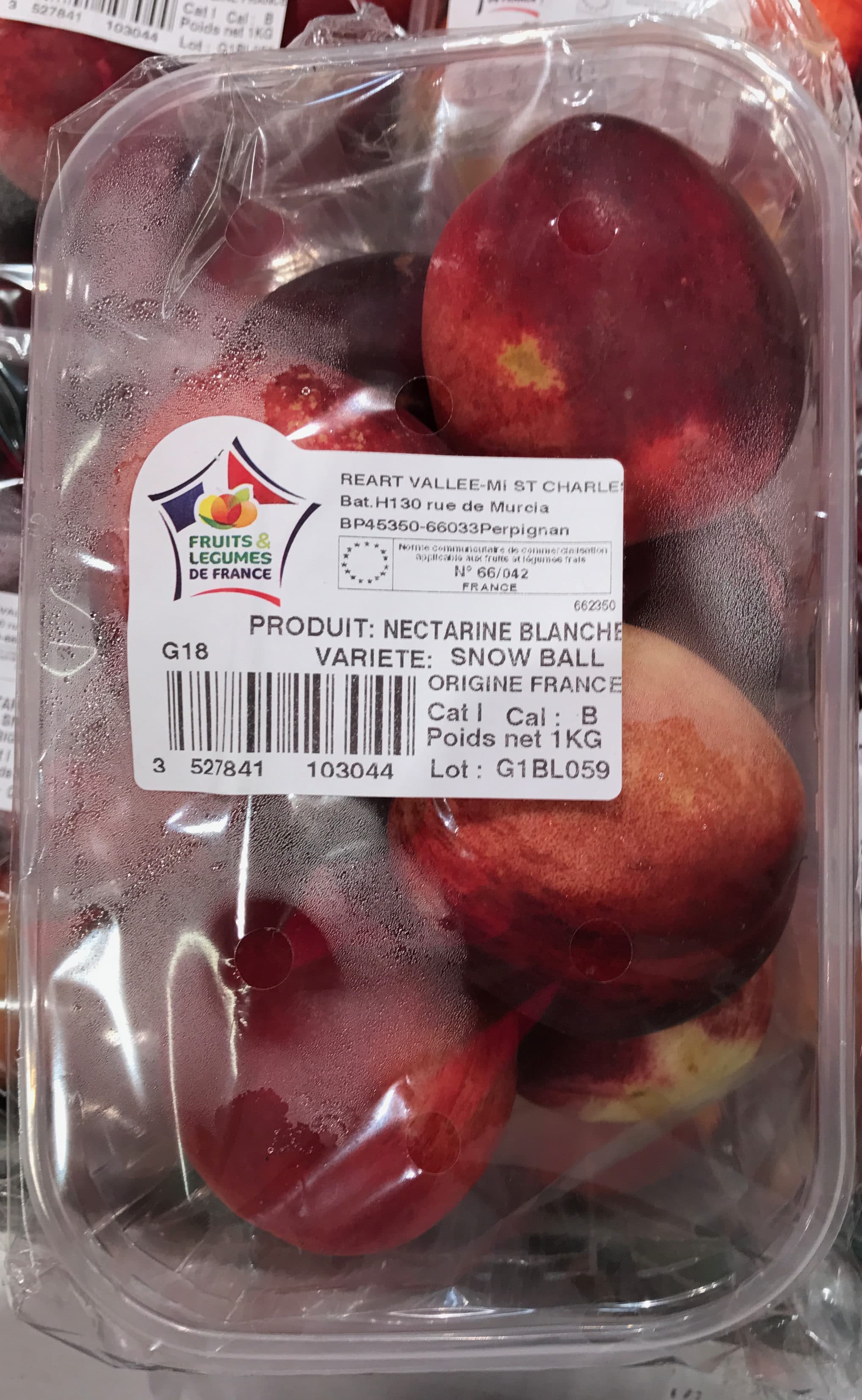 Beart Vallée Nectarine blanche packshot