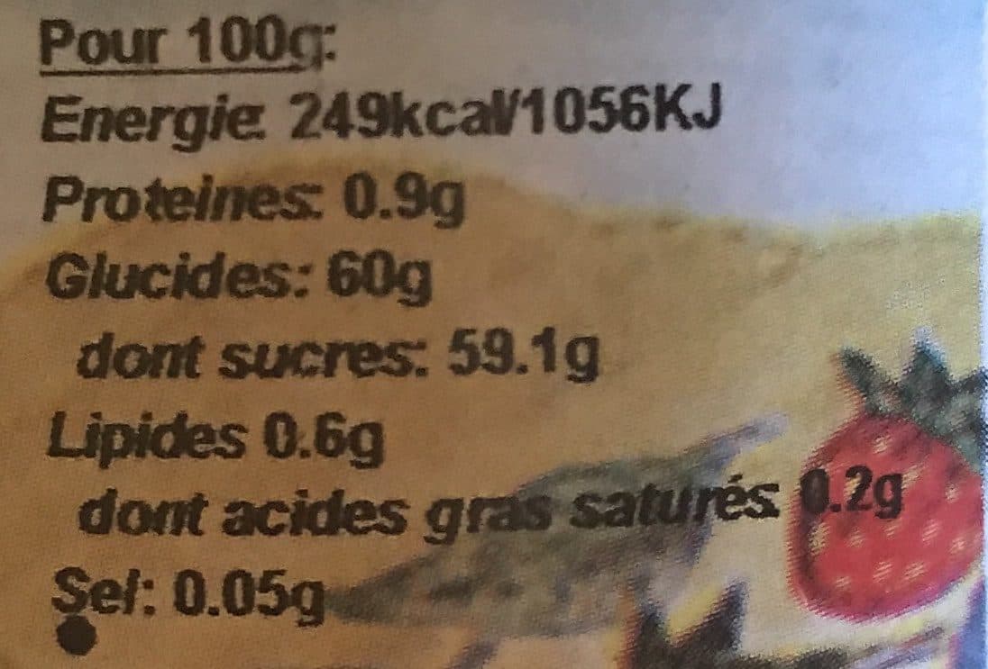 Verfeuille Confiture de fraise des bois packshot
