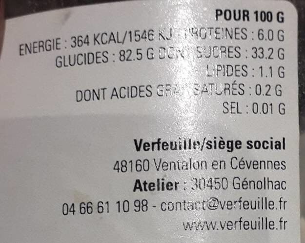 Verfeuille Farine de châtaigne packshot