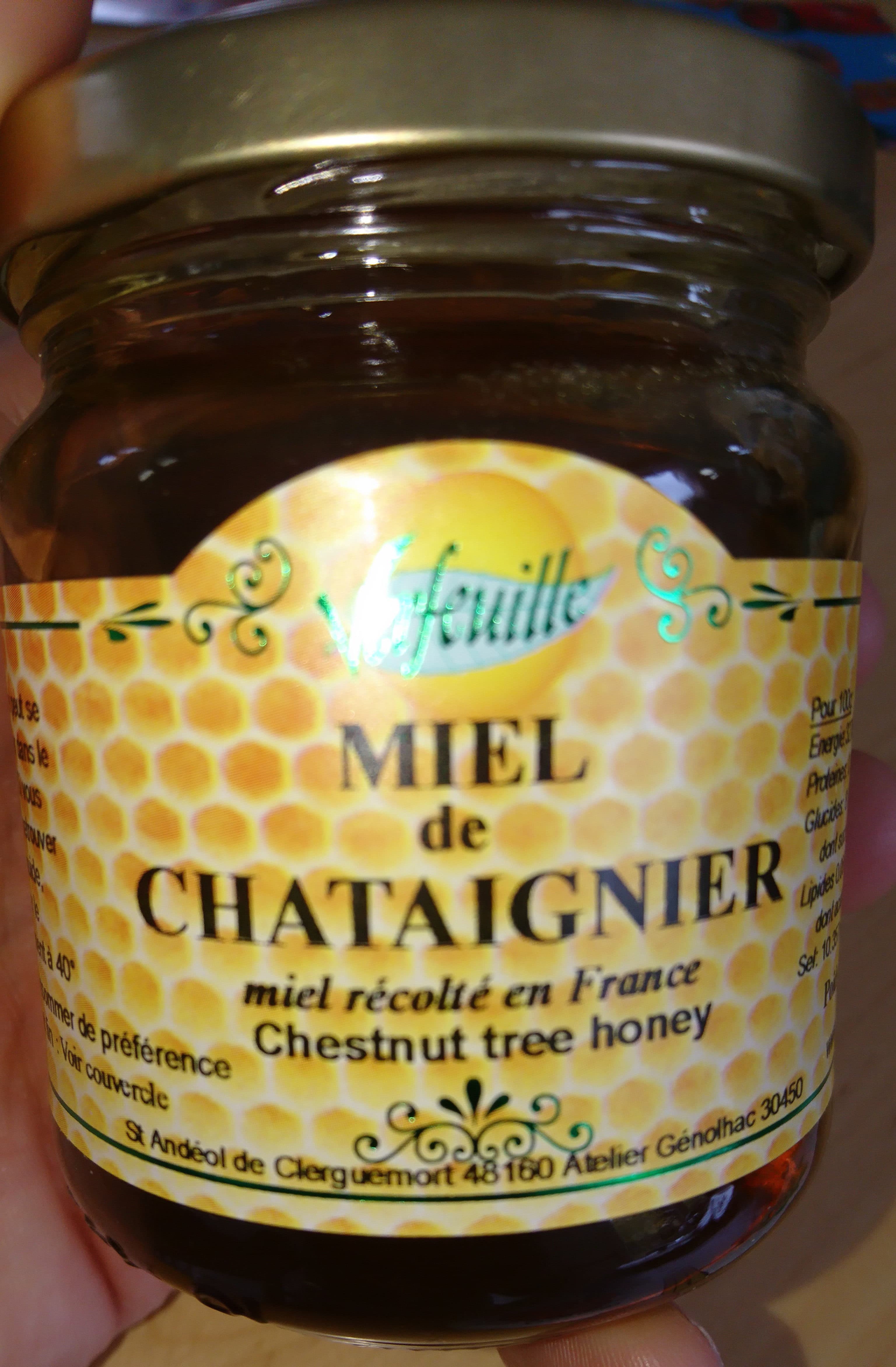 Verfeuille Miel de châtaignier des Cevennes VERFEUILLE packshot