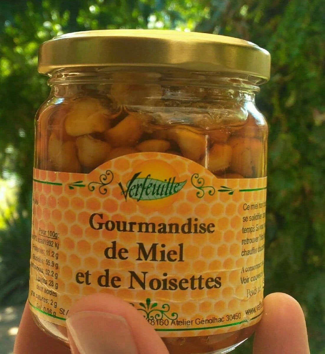 Verfeuille Gourmandise de miel et de noisettes packshot