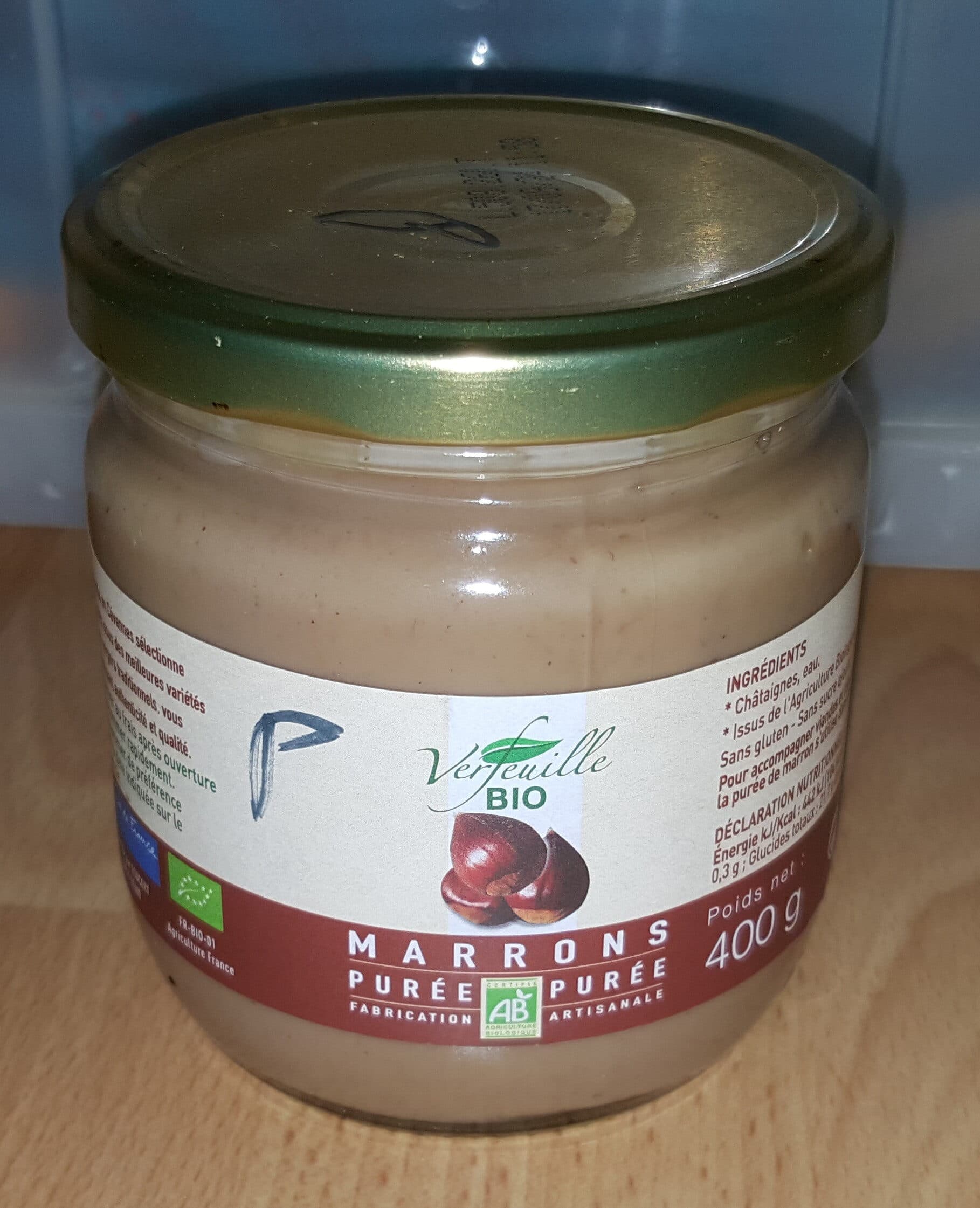 Verfeuille Purée de Marron packshot